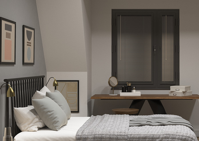 Venetian, Black - Perfect Fit Blind - Image 5